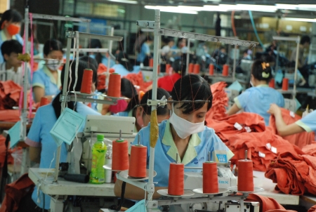 Anysew.vn_Dệt may trước TPP: Sức nóng đã lan tỏa từ doanh nghiệp FDI